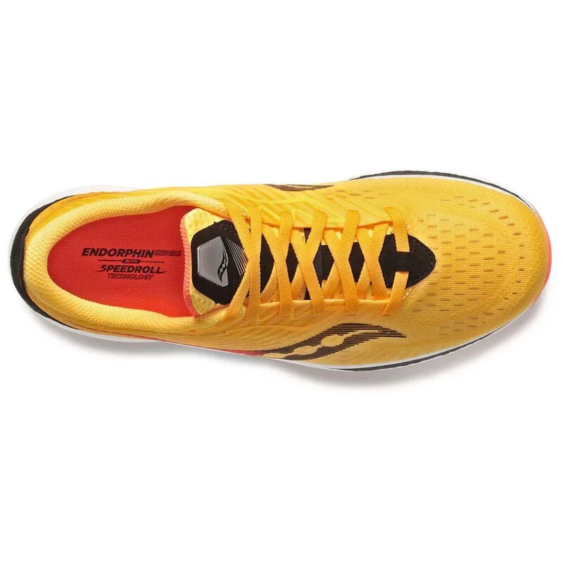 Saucony Womens Endorphin Speed 2 Running Shoes Vizi Gold Vizi Red