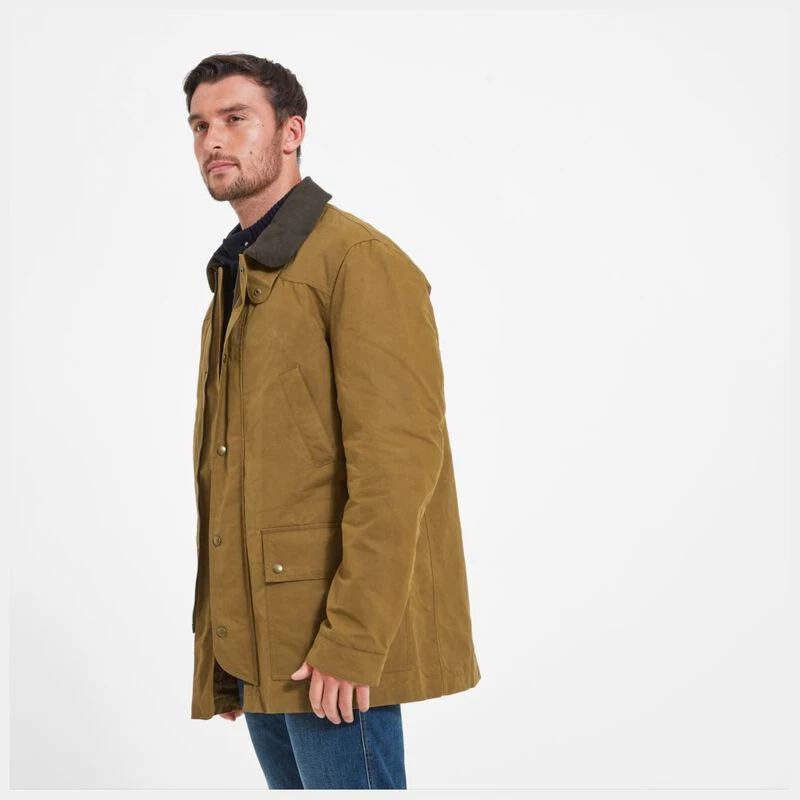 Schoffel Mens Preston Wax Jacket Bracken Sportpursuit