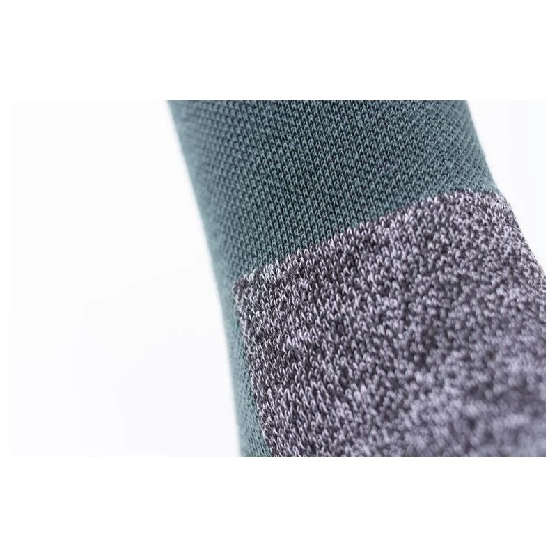 SealSkinz Solo Quickdry Ankle Length Socks (Green/Grey/Orange) Sport