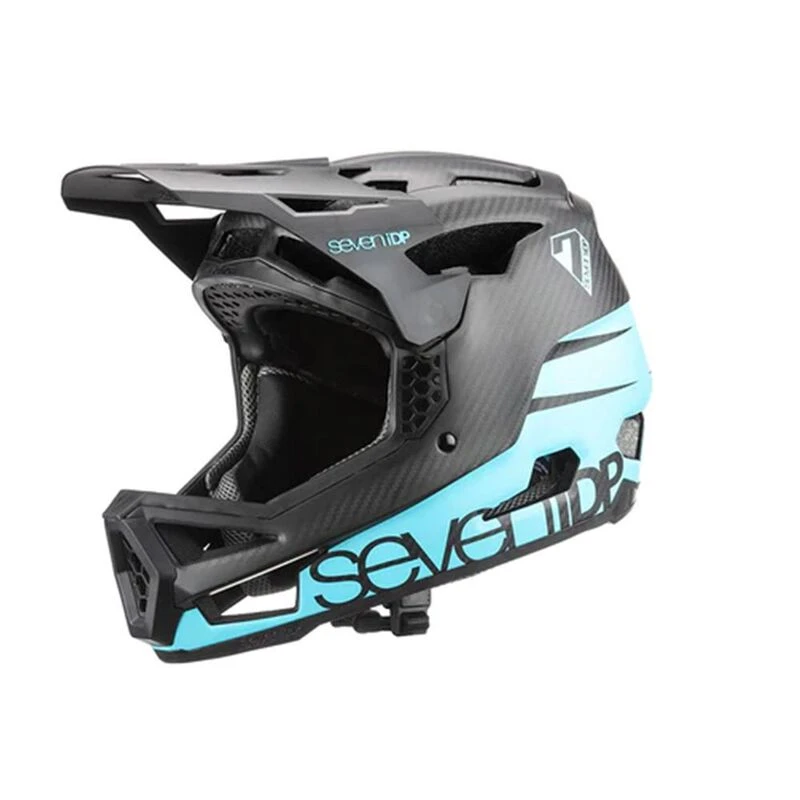 Seven Casque VTT Project 23 Carbon Bleu Noir privatesportshop