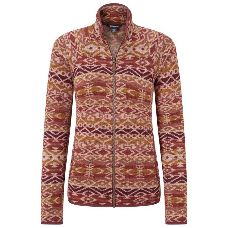 Sherpa Womens Lumbini Fleece Jacket Blush Sportpursuit