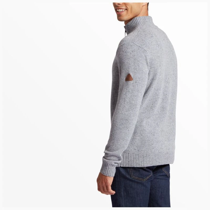 Sherpa Mens Kangtega 1 4 Zip Merino Sweater Haze Sportpursuit