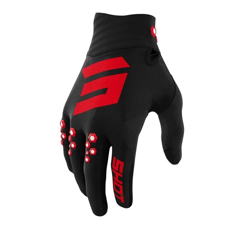 Shot Contact Gloves (Red)