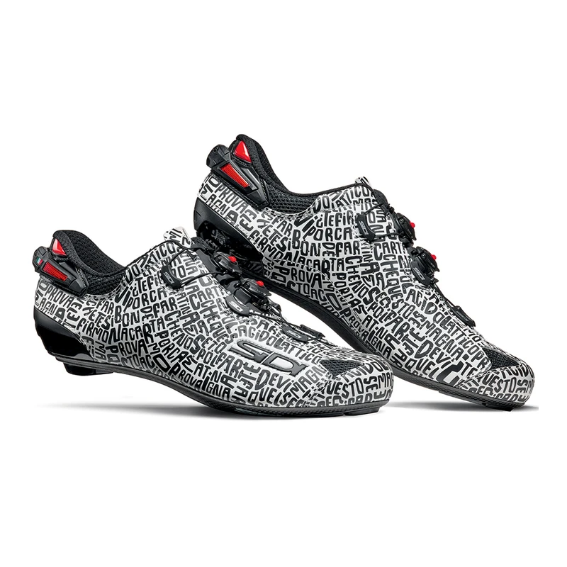 Sidi Mens Shot2 Dzero Cycling Shoes Black White Sportpursuit