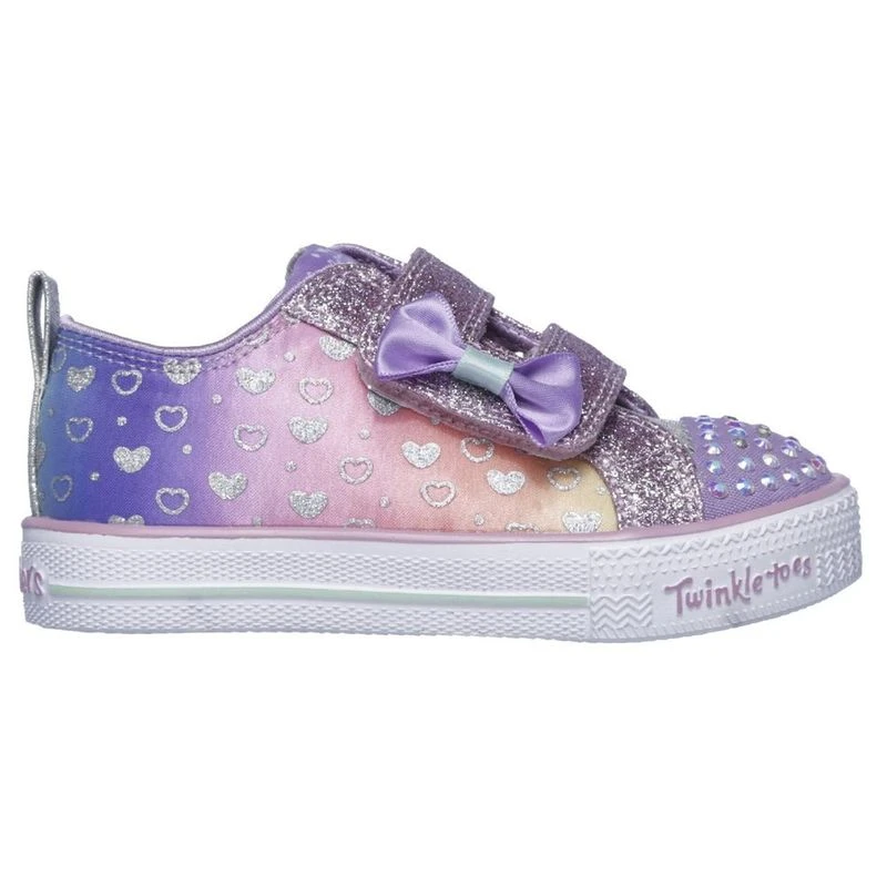 Shuffle lite hotsell glitter sneaker skechers