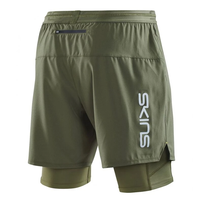 Skins Mens 3-Series Superpose Shorts (Khaki)