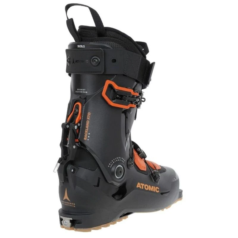 Atomic Mens Blackland XTD 100 GW Ski Boots Black Orange Sportpursu