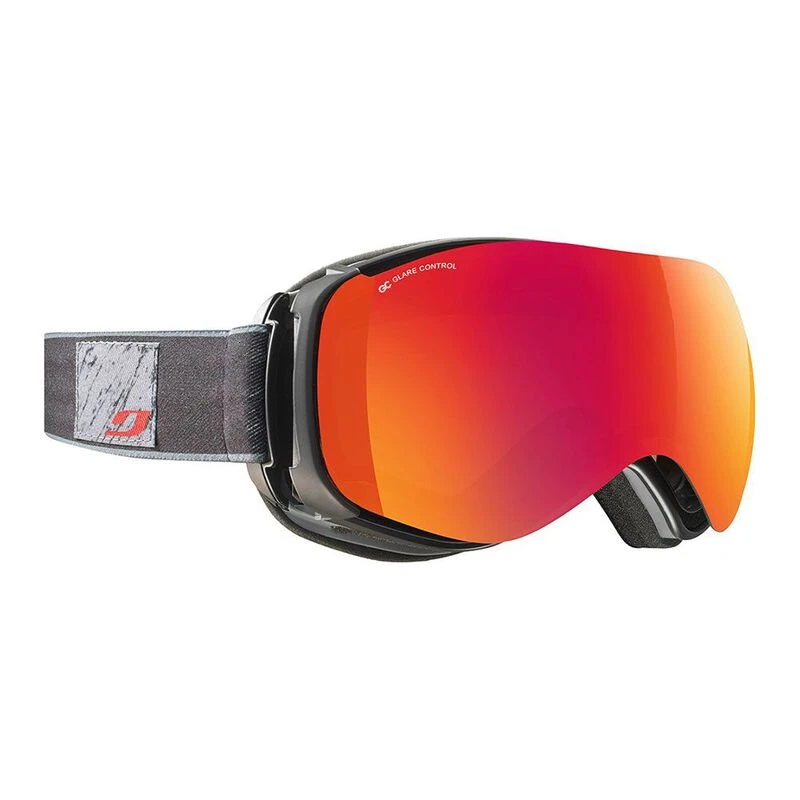 Julbo Ventilate Ski & Snowboarding Goggles (Black/Rouge Glare Control)
