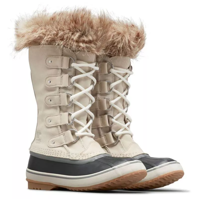 Sorel Womens Joan Of Arctic Boots Dark Stone Sea Salt Sportpursuit