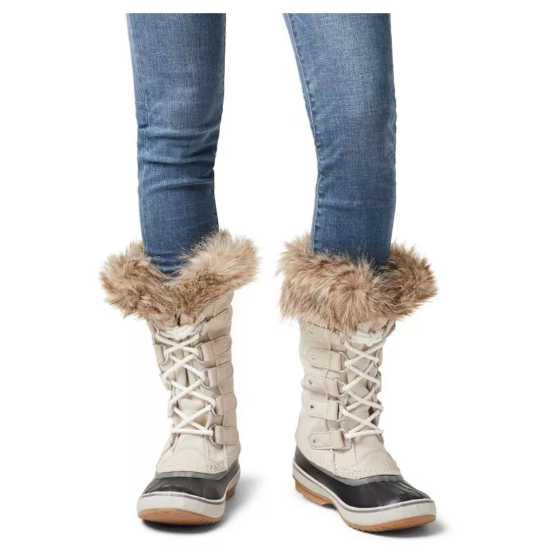 Sorel Womens Joan Of Arctic Boots Dark Stone Sea Salt Sportpursuit