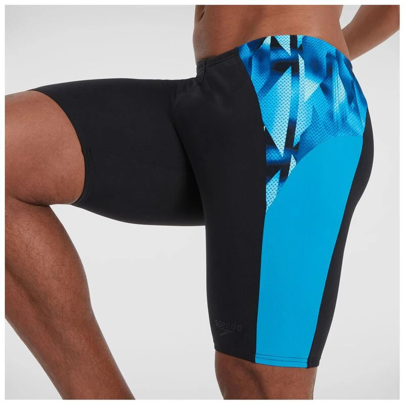 Speedo Mens Eco Endurance+ Splice Jammers (Black/Blue) Sportpursuit.