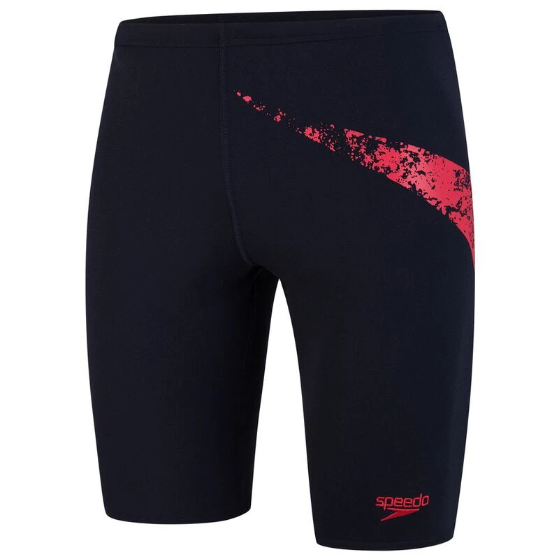 Speedo Mens Boomstar Placement Jammers (Navy/Red)