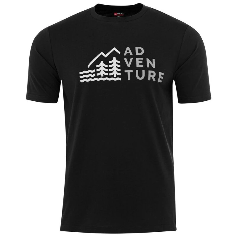 Sportpursuit Mens Adventure TShirt (Black)