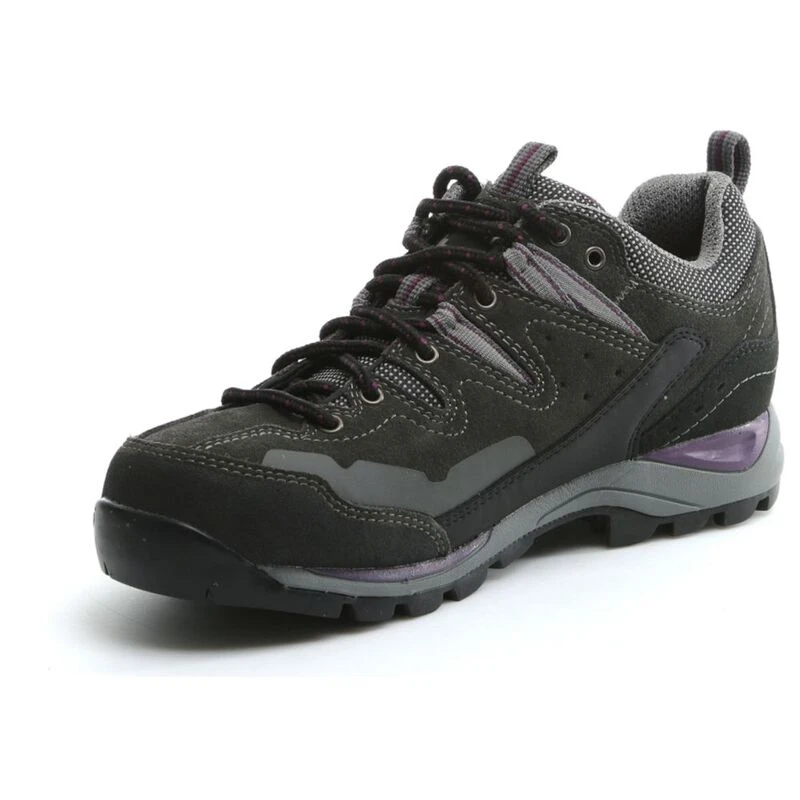 Sprayway Womens Oxna Low HydroDRY Hiking Shoes (Charcoal/Purple) Spo