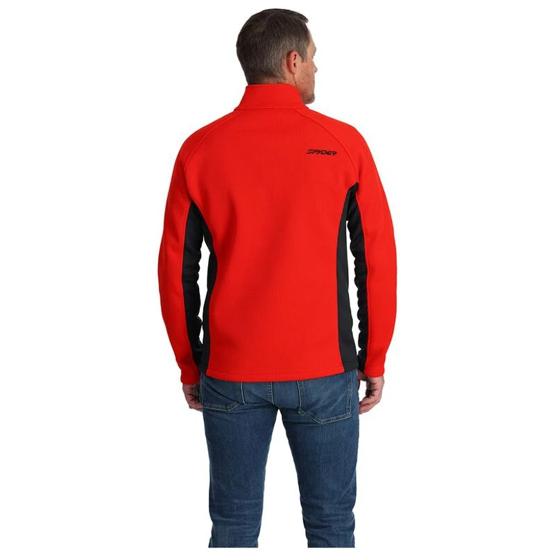 Spyder Mens Outbound 1 2 Zip Jacket Volcano Sportpursuit