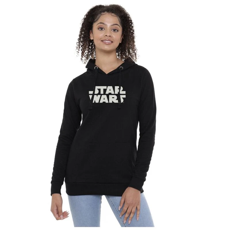 Star Wars Empire Strikes Back Dames Felpa con cappuccio Zwart priv