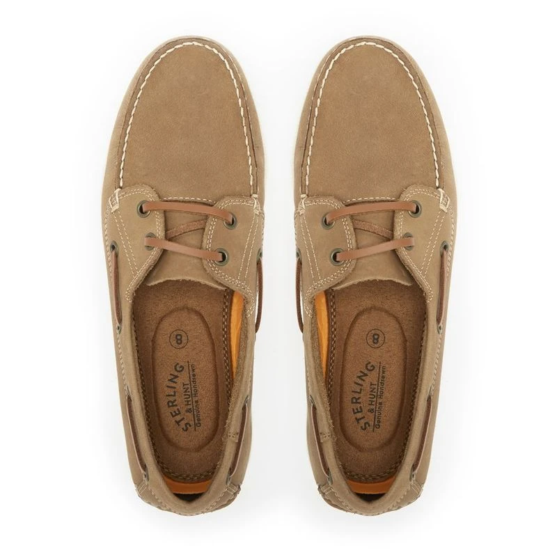 Sterling and Hunt Mens Rio Boat Shoes Chestnut Sportpursuit