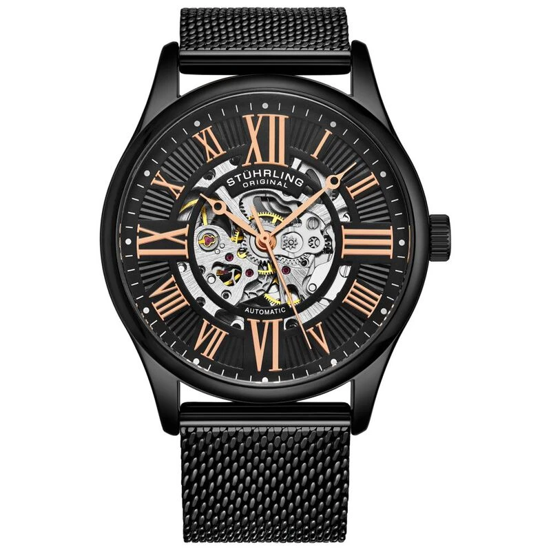 St hrling Mens Atrium Casual Watch Black Sportpursuit