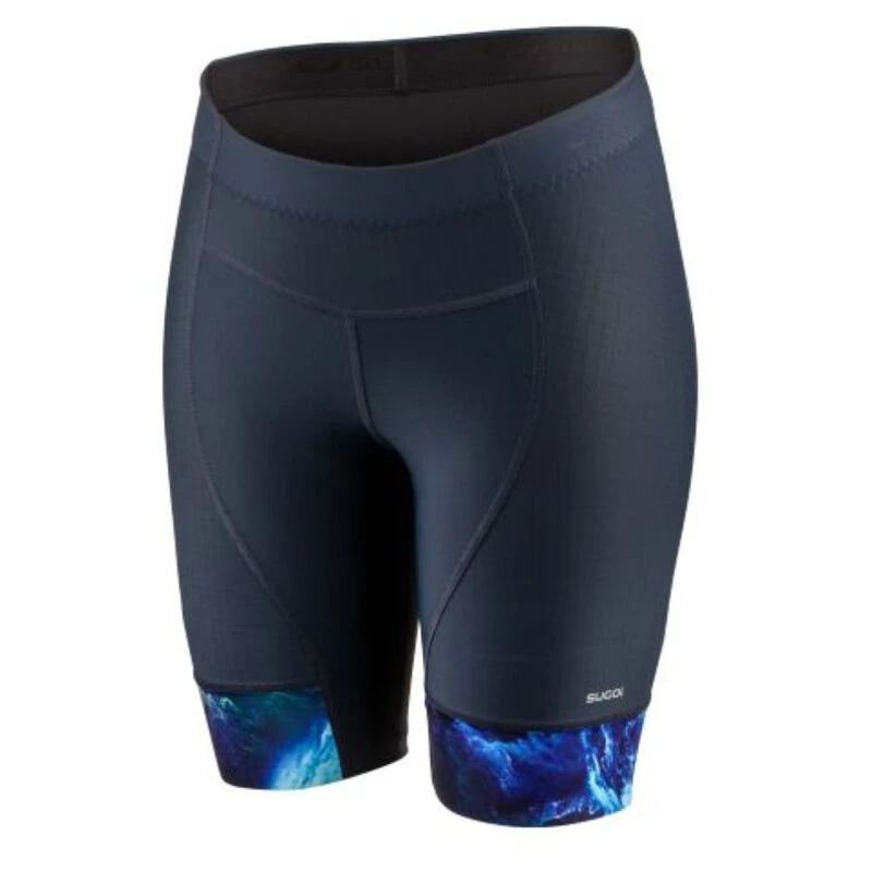 Sugoi Womens Evolution PRT Shorts Deep Navy Thunder Sky Sportpursu