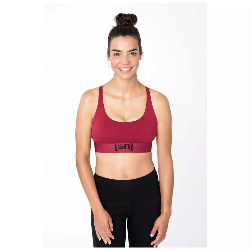 Super.Natural Womens Motion Sports Bra (Rumba Red)