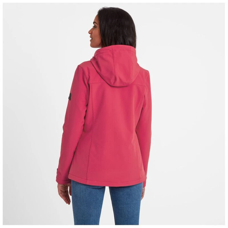 TOG 24 Womens Keld Softshell Hooded Jacket Fuchsia Pink Sportpursu