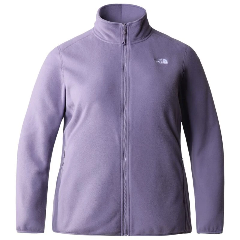 The North Face Womens Plus Size 100 Glacier Full Zip Fleece Jacket Lu