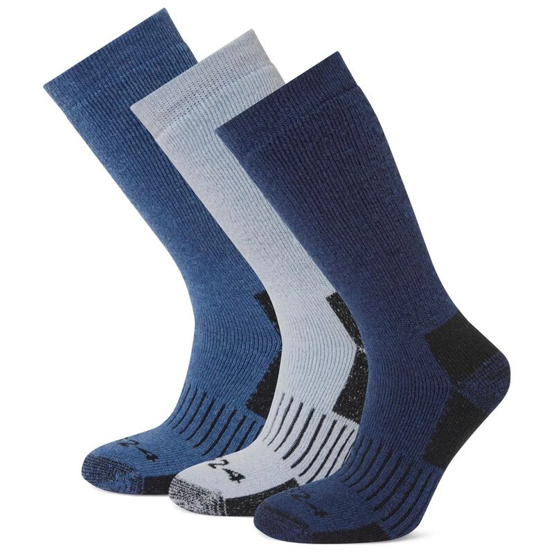 TOG 24 Womens Villach Socks 3 Pack (Starry Night/Blueberry/Ice Blue)