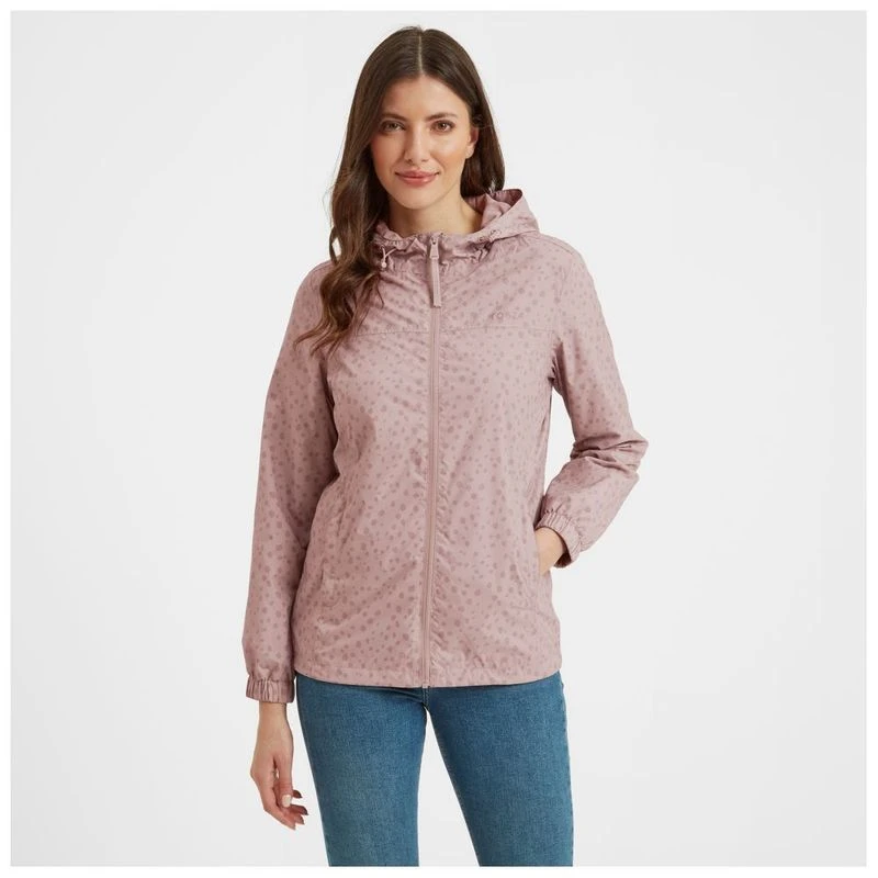Tog 24 Womens Craven Milatex Waterproof Jacket Faded Pink Dalmation S