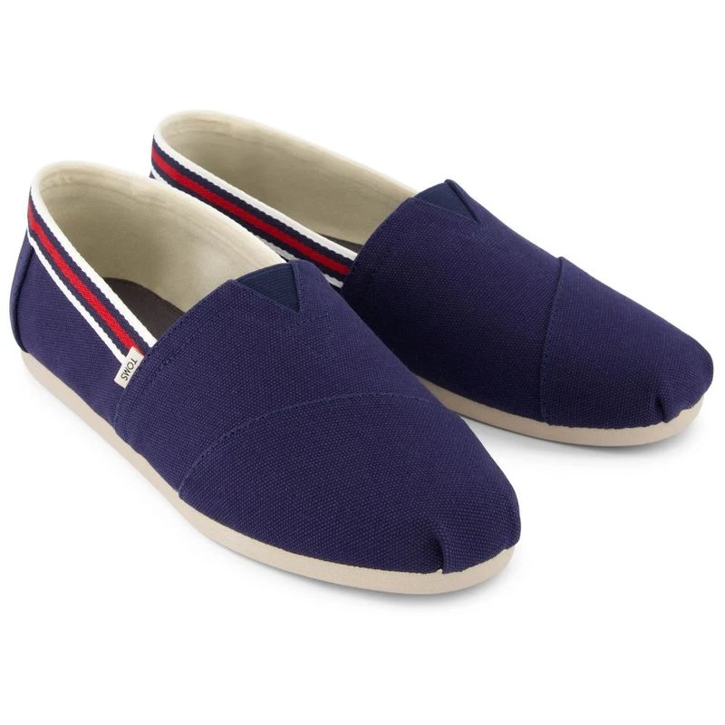 Toms Mens Alpargata Slip on Casual Shoes Navy Sportpursuit
