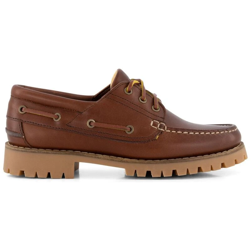Travelin Womens Plymouth Boat Shoes Brown Sportpursuit