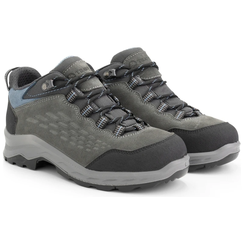 Travelin Womens Aborg Low Hiking Boots (Grey) | Sportpursuit.com