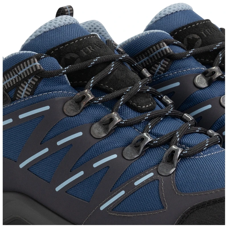 Travelin Mens Low Hiking Boots (Blue)