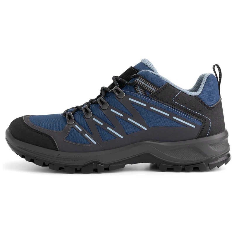 Travelin Mens Low Hiking Boots (Blue)