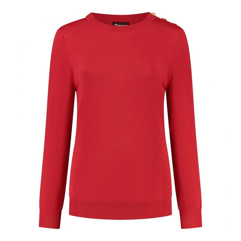 Travelin Womens Jumper Vadstena Pullover (Red)