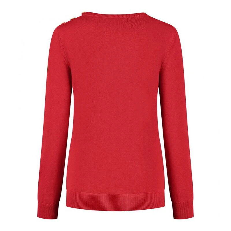 Travelin Womens Jumper Vadstena Pullover (Red)