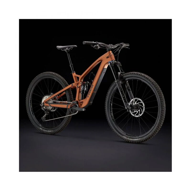 Trek Fuel Exe 9.7 Mountain E Bike Orange Sportpursuit