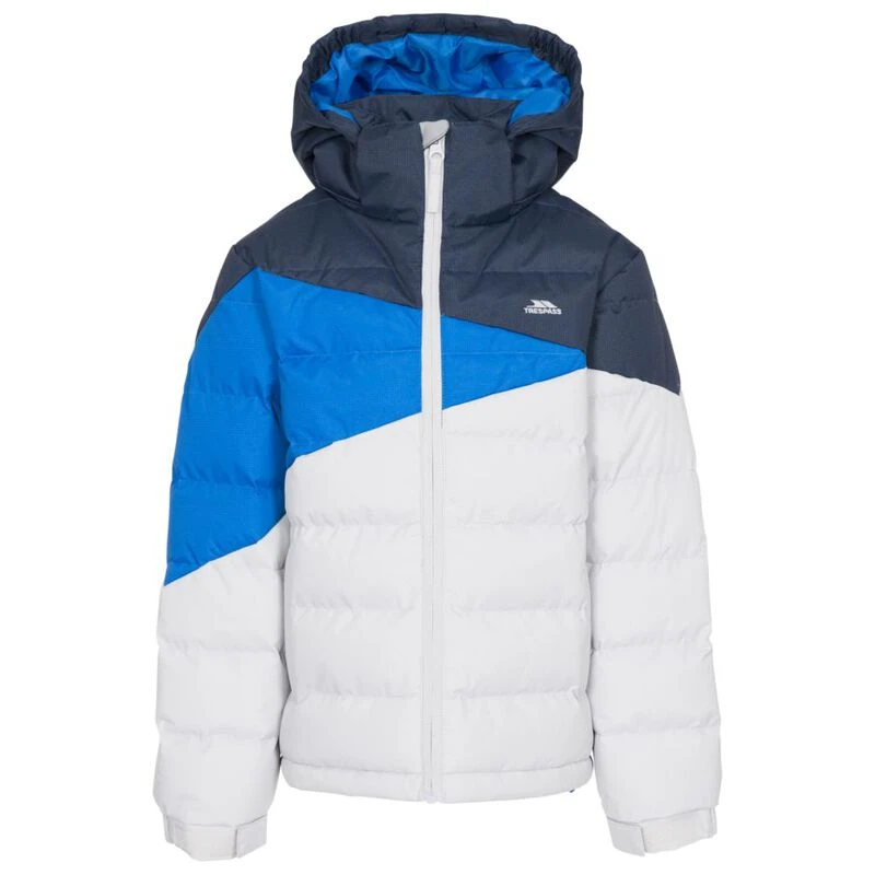 Trespass Boys Layout Jacket Pale Grey Sportpursuit
