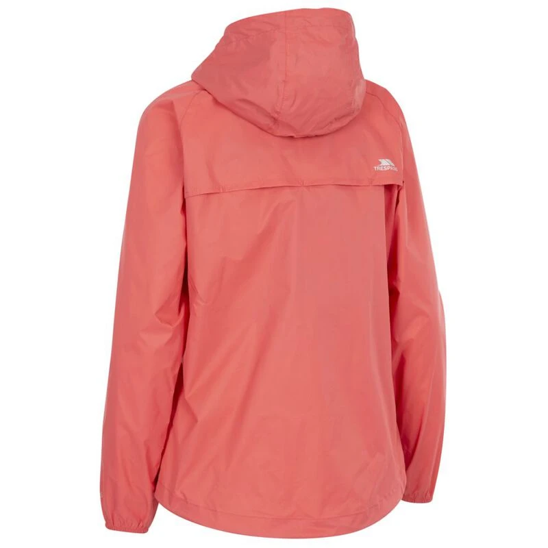 Trespass Womens Qikpac Jacket Peach Blush Sportpursuit