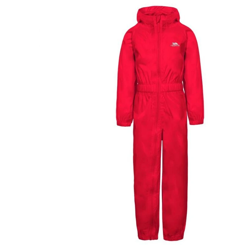 Trespass Combinaison de ski Button Enfants Rouge privatesportshop