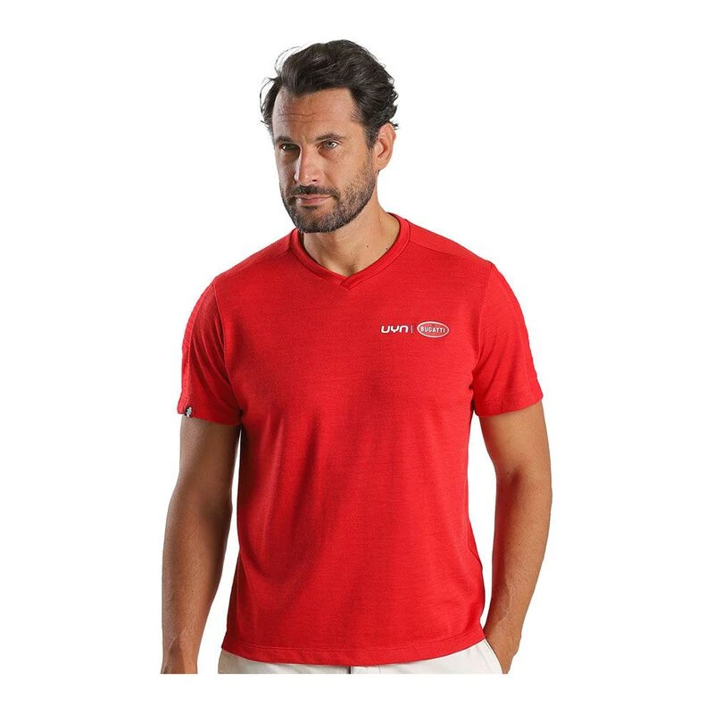 (Red) Merino For Mens Bugatti Shirt UYN