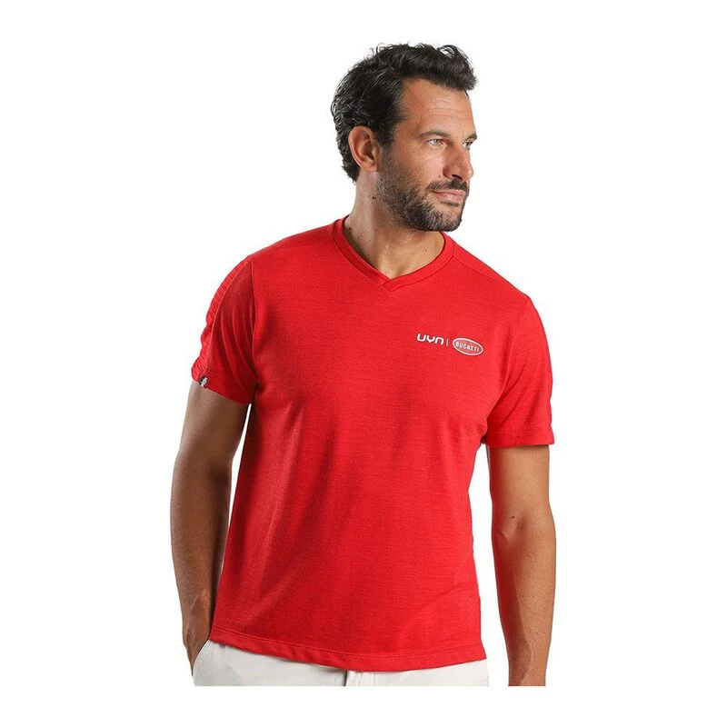 UYN Mens For (Red) Merino Bugatti Shirt