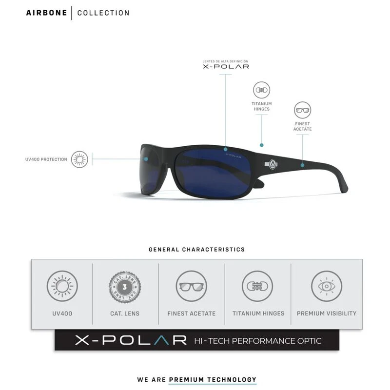 Lentes airborne sales titanio