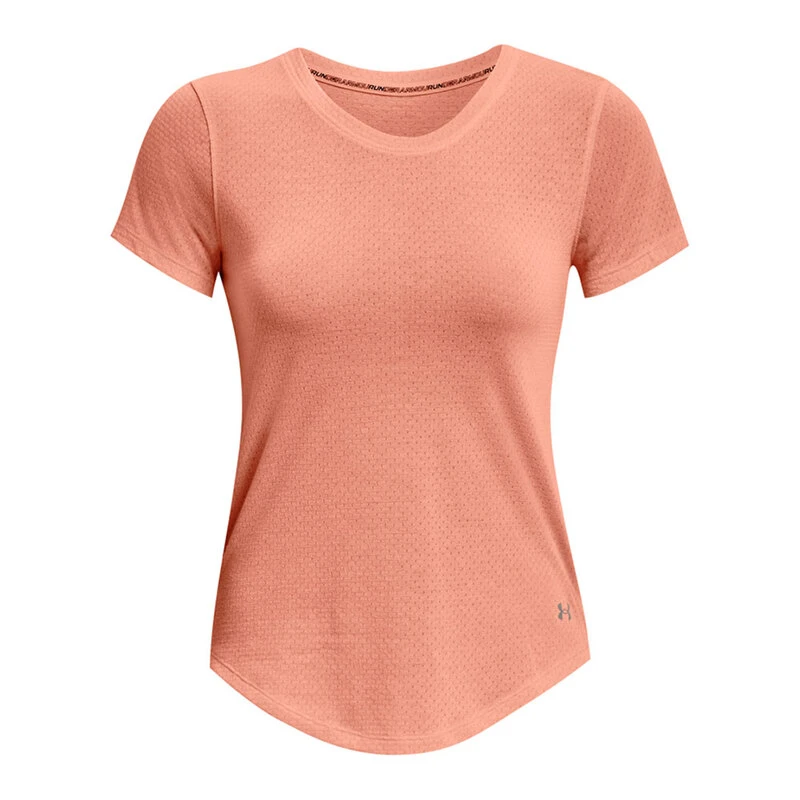 Under Armour Womens Streaker Jersey Orange Sportpursuit