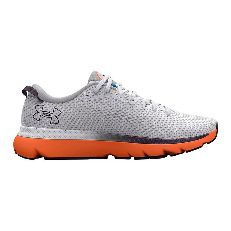 UnderArmour Mens HOVR Infinite 5 Running Shoes White Orange Blast