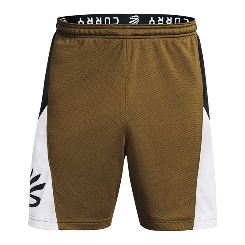 Black and gold under armour shorts discount