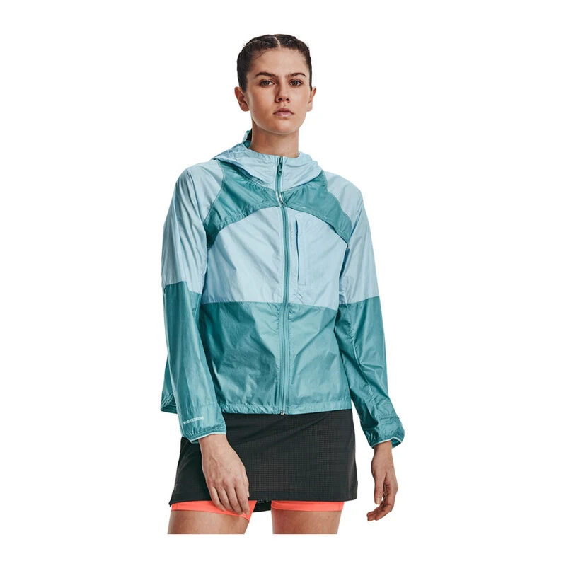 UnderArmour Womens Impasse Trail Jacket Blue Sportpursuit