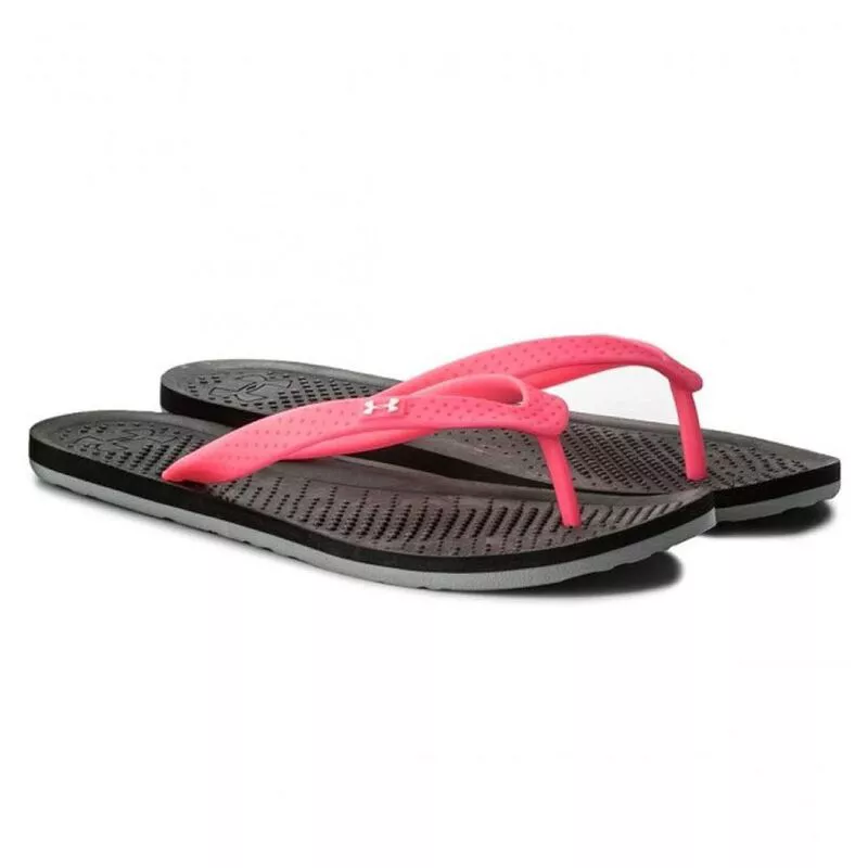 Women's black under armour flip flops on sale