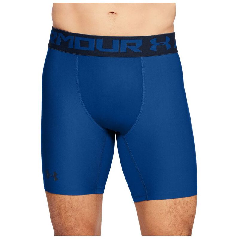 blue under armour compression shorts