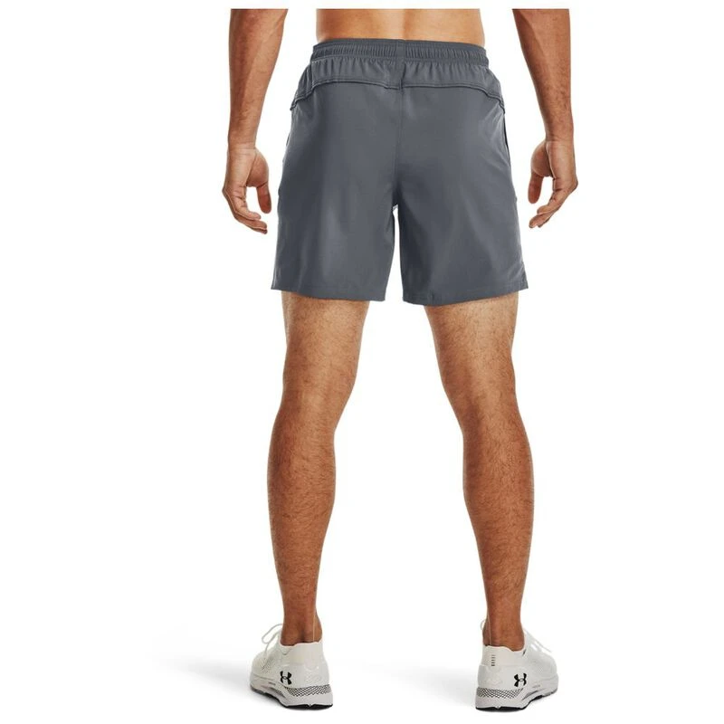 Under Armour Mens Speed Stride 7 Inch Run Shorts Gray Sportpursuit