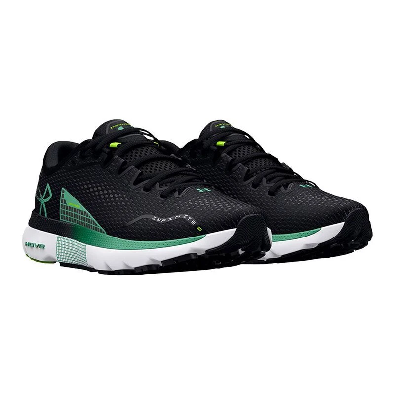 Black and green under armour shoes shop